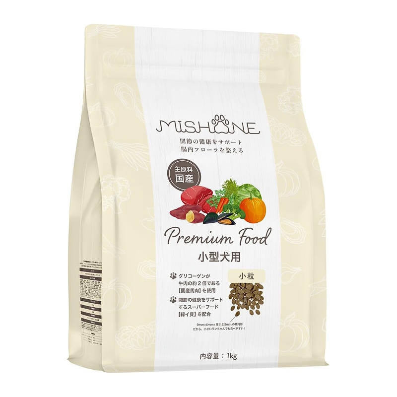 MISHONE Premium Food 小型犬用 1kg