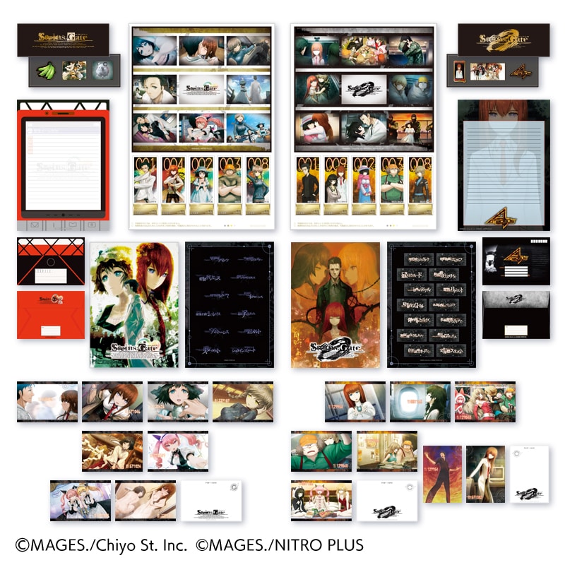 STEINS;GATE」15周年記念オリジナルフレーム切手セット（コンプリート
