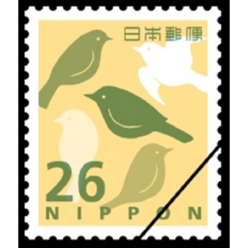 のり式】26円普通切手・鶯（1シート100枚）｜郵便局のネットショップ