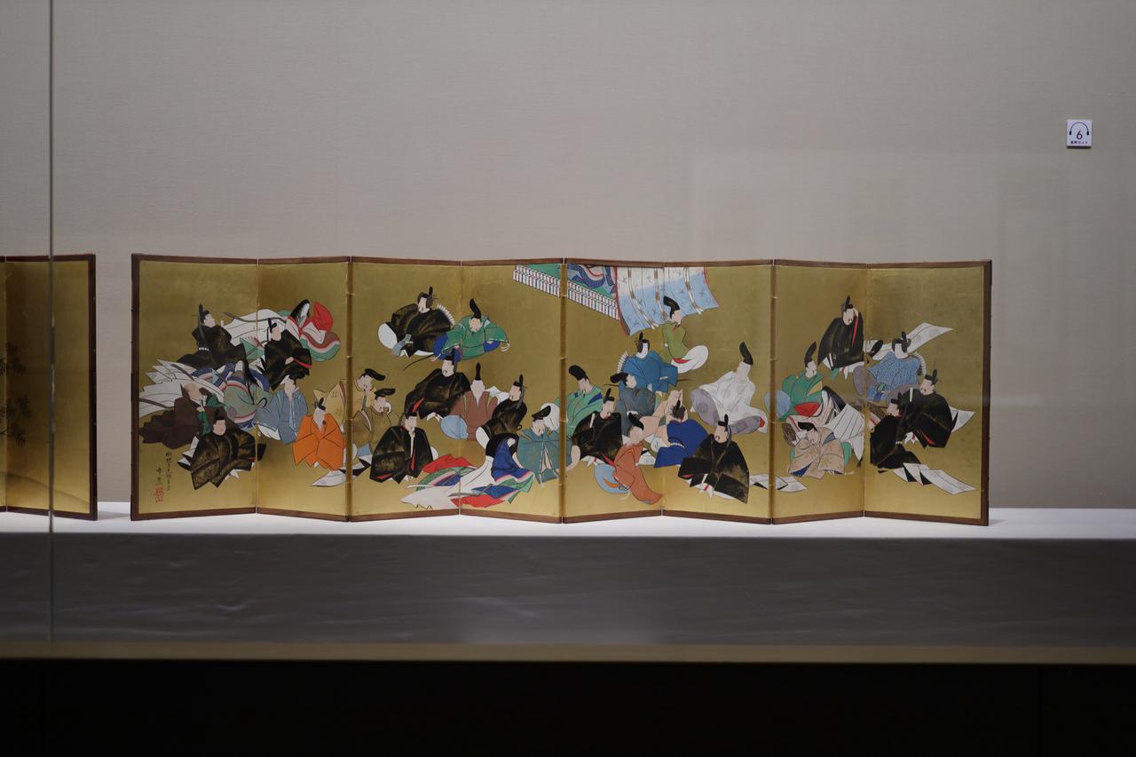 ヴィンテージ屏風 六曲一双 全36図 江戸〜明治 和風美術 2屏風セット