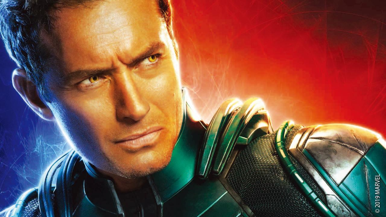 直筆サイン入り写真 ジュード・ロウ キャプテン・マーベル SA鑑定済