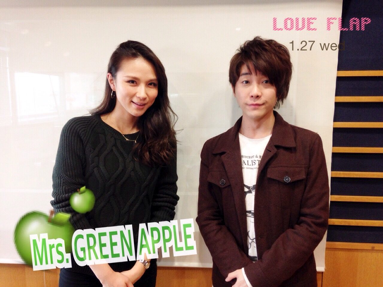 1/27(水) 今日のゲスト「Mrs. GREEN APPLE」 - FM大阪 85.1