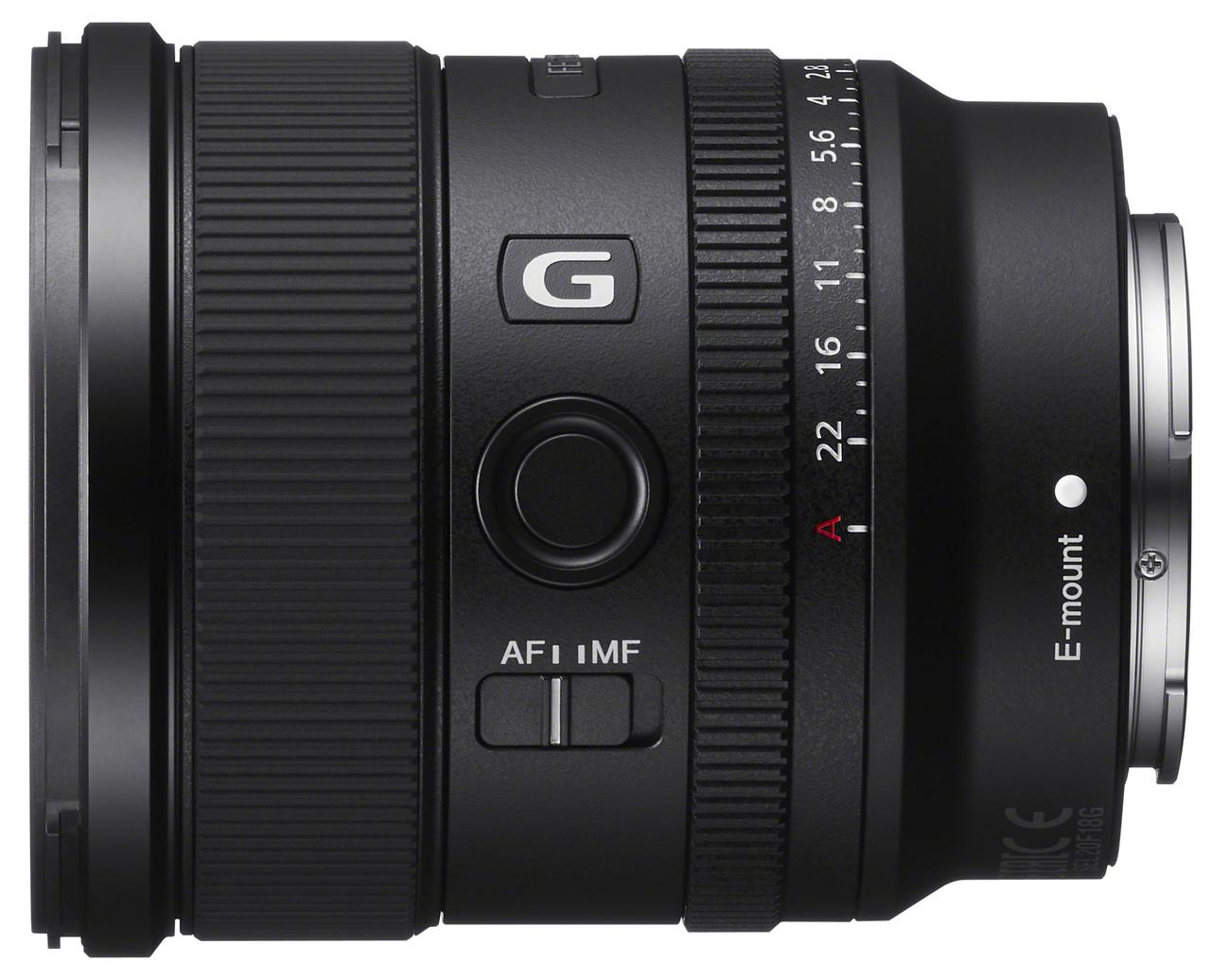 フルサイズ対応の大口径超広角単焦点レンズ ソニーFE 20mm F1.8 G