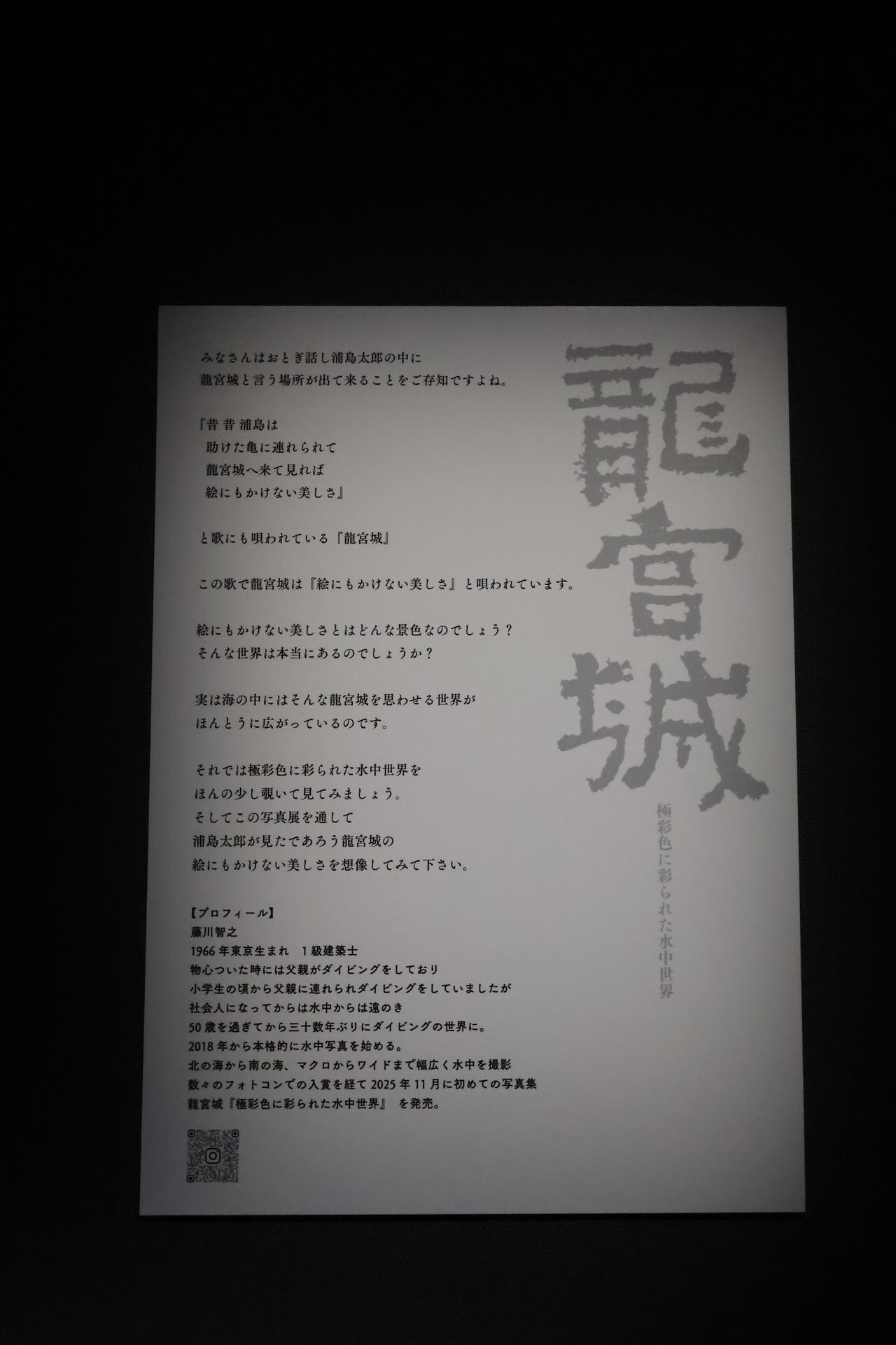 藤川智之写真展「龍宮城」がキヤノンギャラリー銀座で開催中！ 11月22