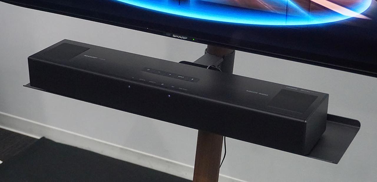 横幅52cmのコンパクトなサウンドバー「HT-SB700」をシャープが発表