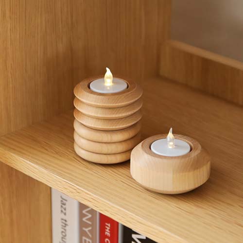 船木倭帆 キャンドルホルダーろうそく立て（shizuサイン有） 船木