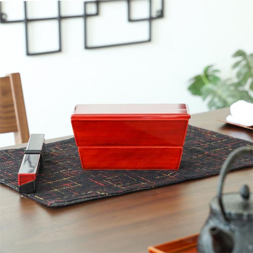 飛騨春慶 福壽漆器店 入子弁当箱 伝統工芸品 木製 弁当箱／箸箱 | MUKU工房