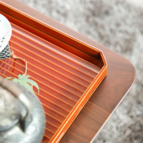 飛騨春慶 福壽漆器店 利休長手盆 伝統工芸品 木製 トレー | MUKU工房