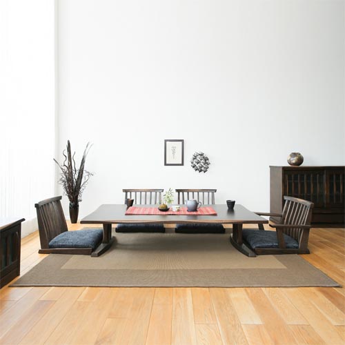 飛騨家具 ibata interior イバタインテリア Kiraku 木楽 座卓 帆立脚