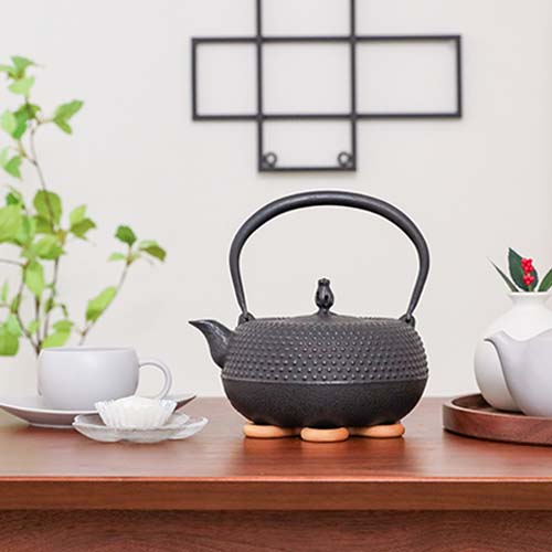 南部鉄器 薫山工房 Nambutetsubin 南部鉄瓶 平鉄鉢型 伝統工芸品 金属