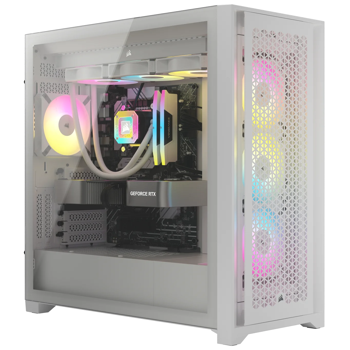 訳アリ]PC ケース CORSAIR iCUE 5000X RGB White iCUE 5000X RGB QL