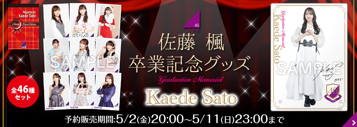 乃木坂46 佐藤 楓 メモリアルケース 9th YEAR 乃木坂46佐藤楓