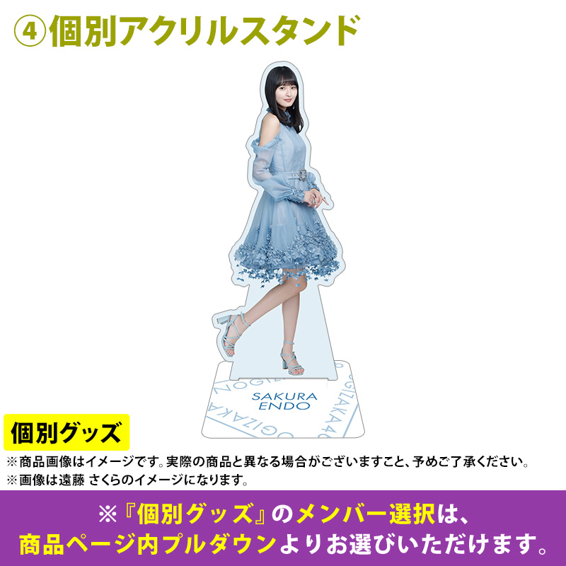 乃木坂46 レア BIGアクリルスタンド アクスタ 公式 遠藤さくら 乃木坂
