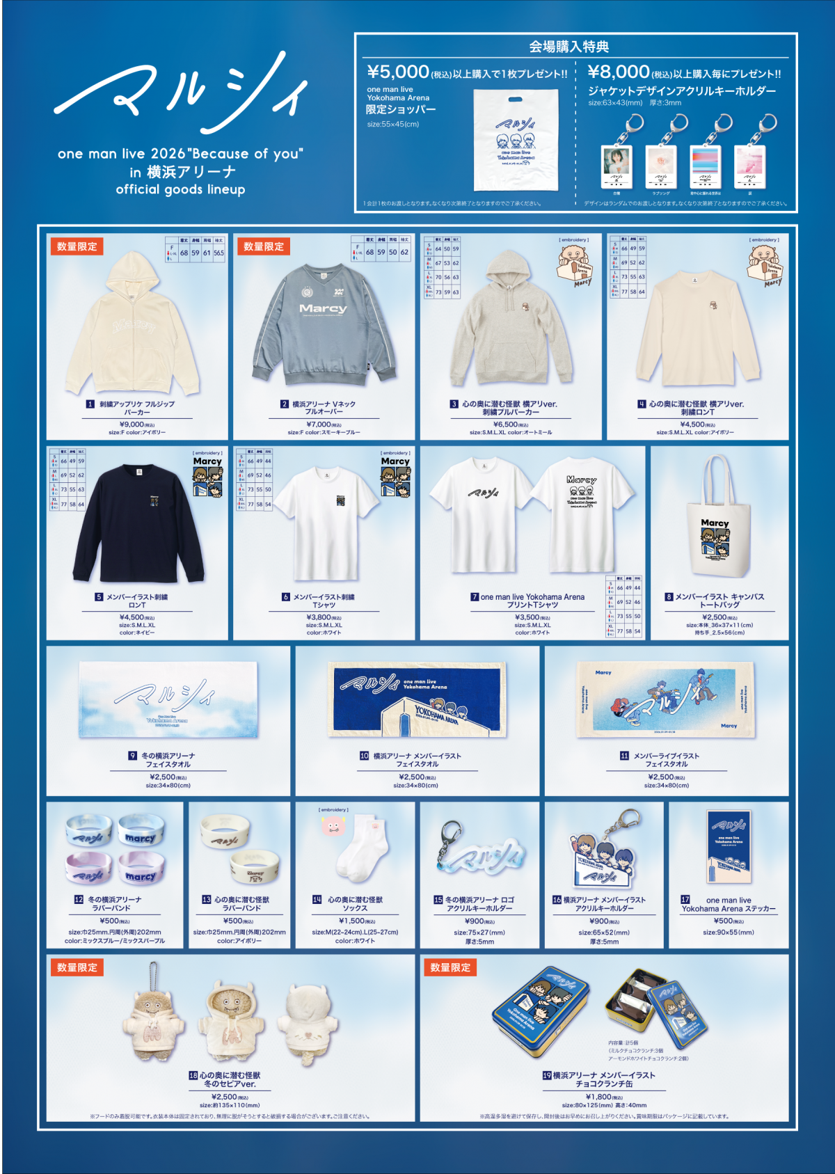 マルシィ 横浜アリーナ2days グッズセット マルシィ 横浜アリーナ2days