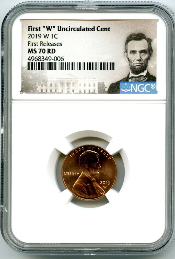 2019 W LINCOLN PENNY NGC MS70 RD FIRST RELEASES UNCIRCULATED CENT