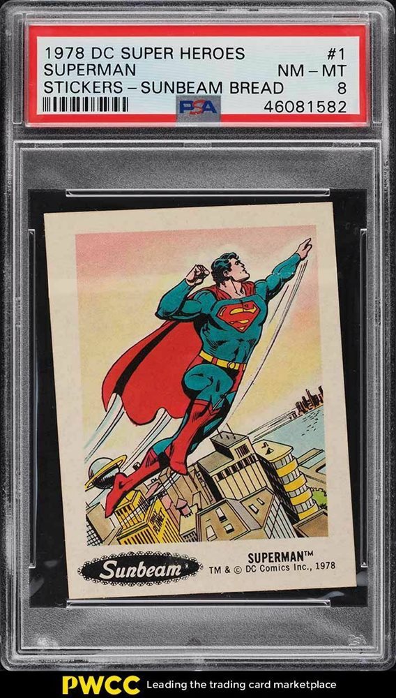 Auction Prices Realized Non-Sport Cards 1978 DC SUPER HEROES