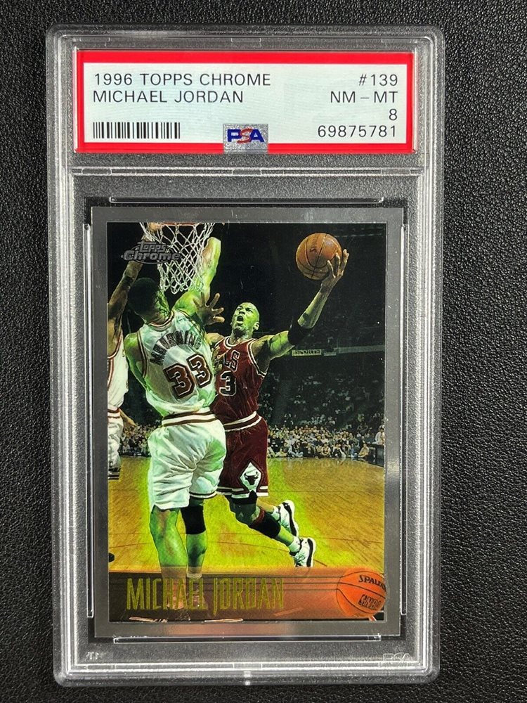 PSA8 Topps Chrome 139 Michael Jordan