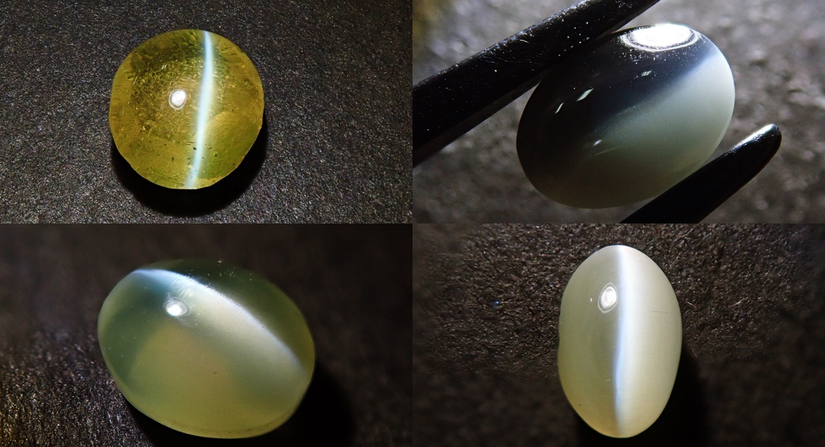 2月の誕生石クリソベリルキャッツアイ 猫の目のように輝く一筋の光の