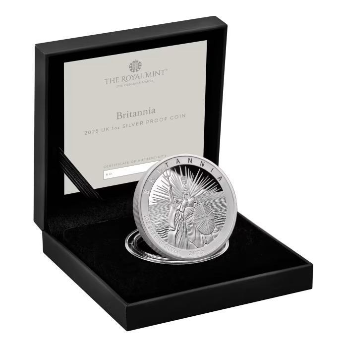 ジブラルタル 10ポンド 1991年 10g 品位925 プルーフ イギリス