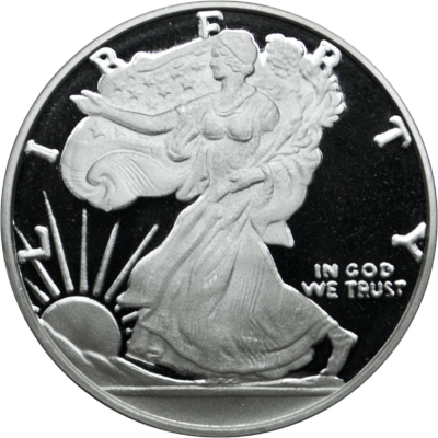 メ*り様 「セント•ゴーデンス」純銀1オンスメダル セント•ゴーデンス