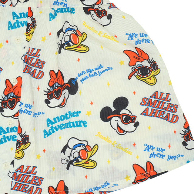 10%OFF SALE 親子お揃い ディズニー リゾート総柄ワンピース 0477K