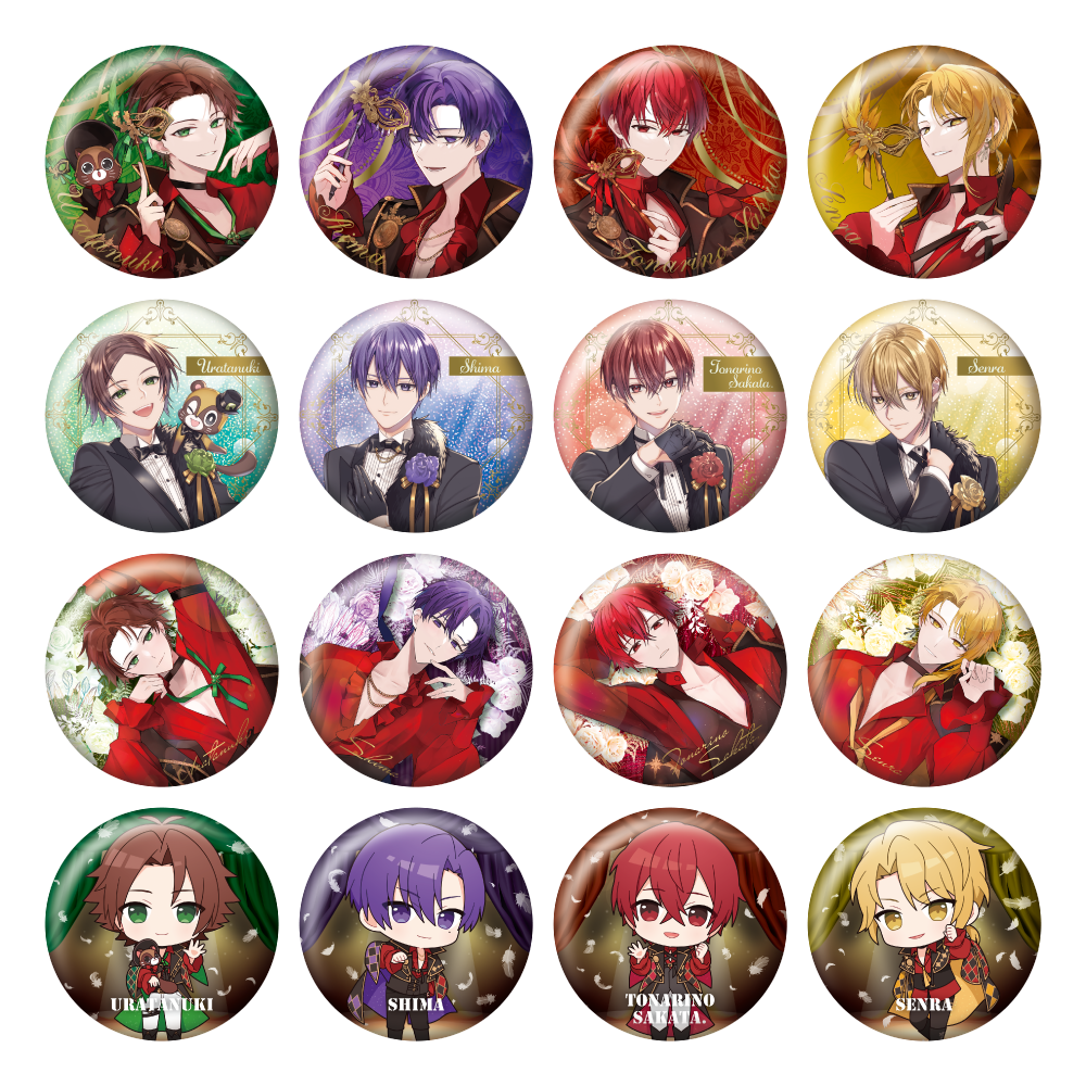 浦島坂田船 缶バッジ シャドウ あほの坂田。 となりの坂田。 浦島坂田