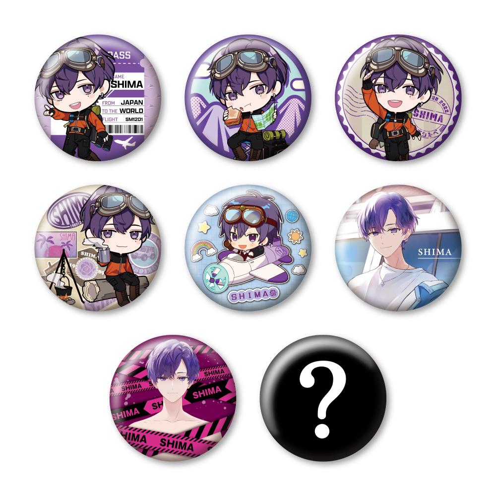 浦島坂田船 志麻 缶バッジ タペストリー アクキー 香水 浦島坂田船