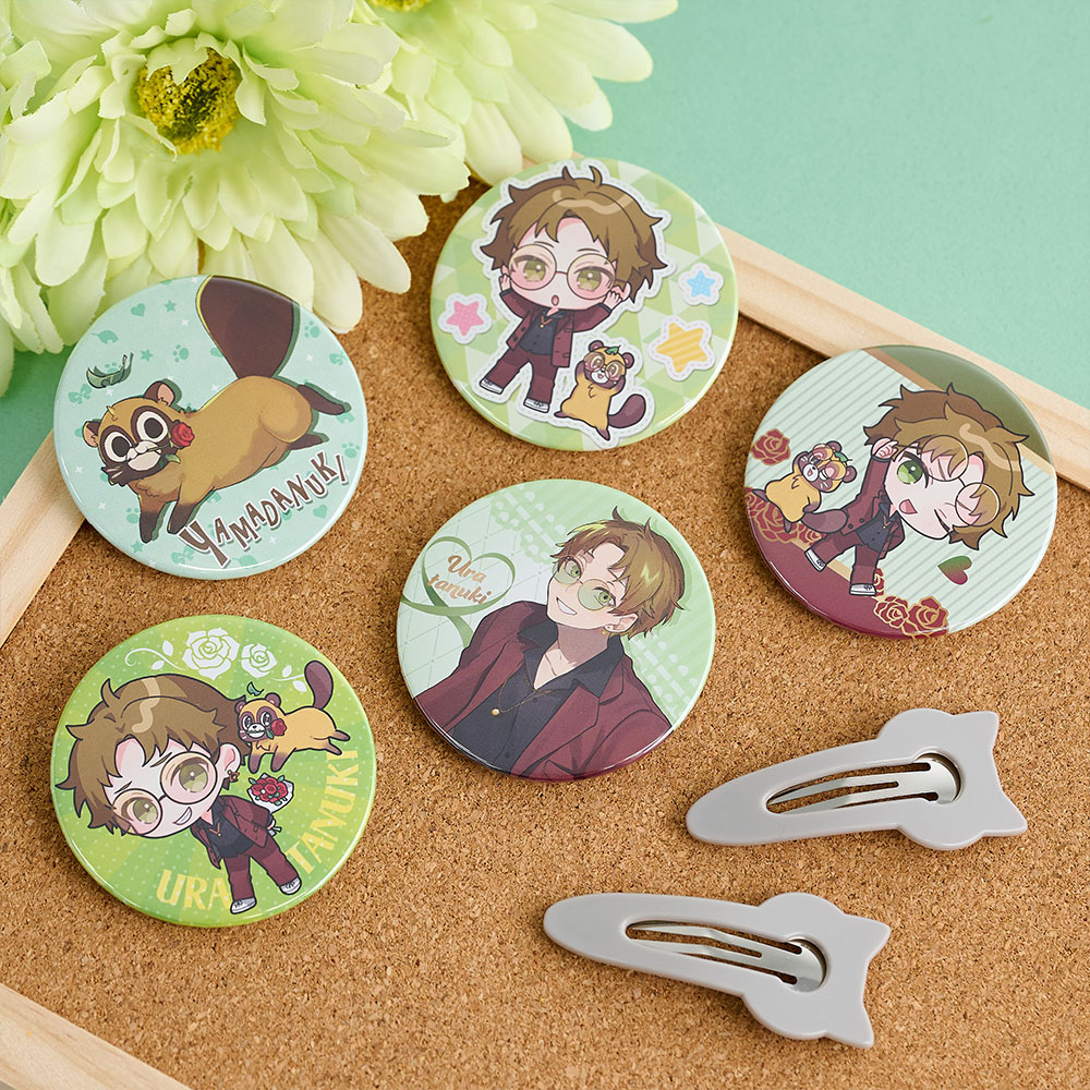 浦島坂田船 うらたぬき VOICE JEWEL たぬわん 缶バ セット 【公式通販】