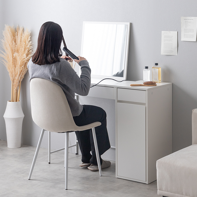 g159064]【単品】幅100cm ミラー付きドレッサー ドレッサー | 家具