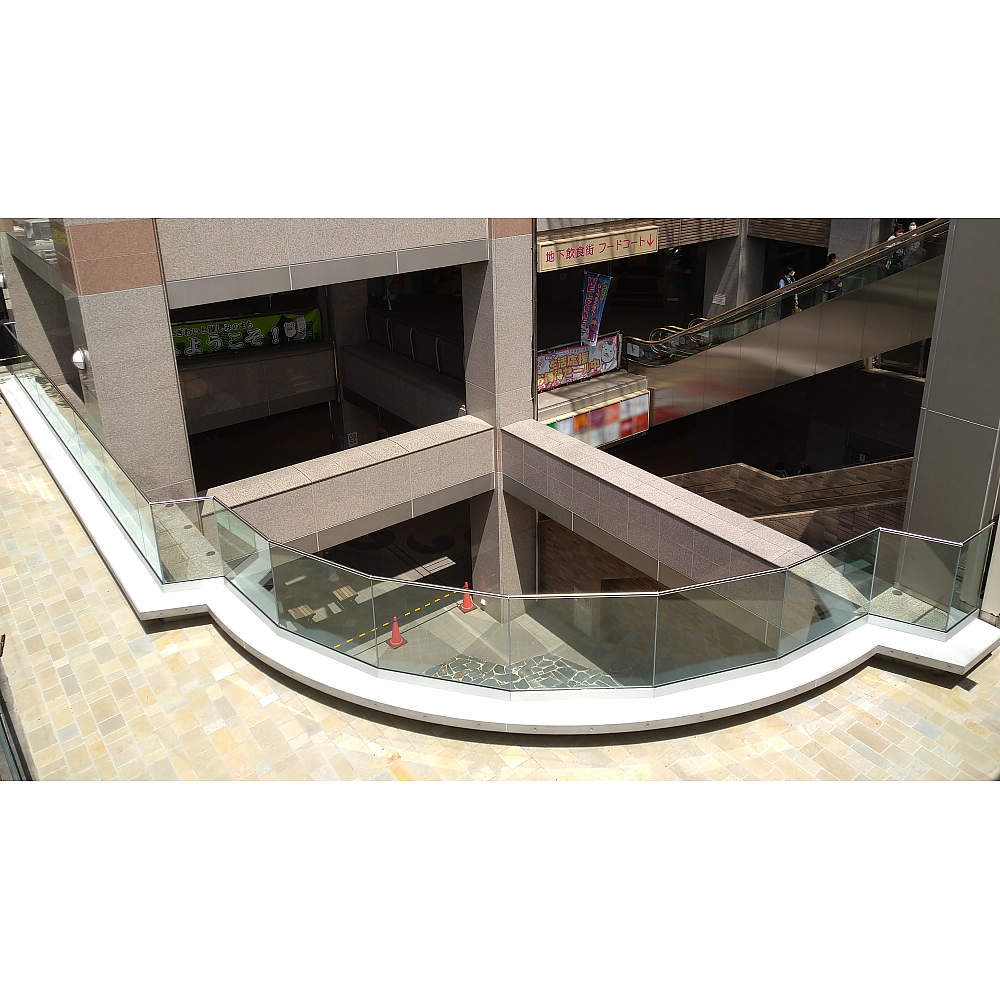 ガラスフェンス用バラストレイド Proタイプ 床付用 【スガツネ工業】