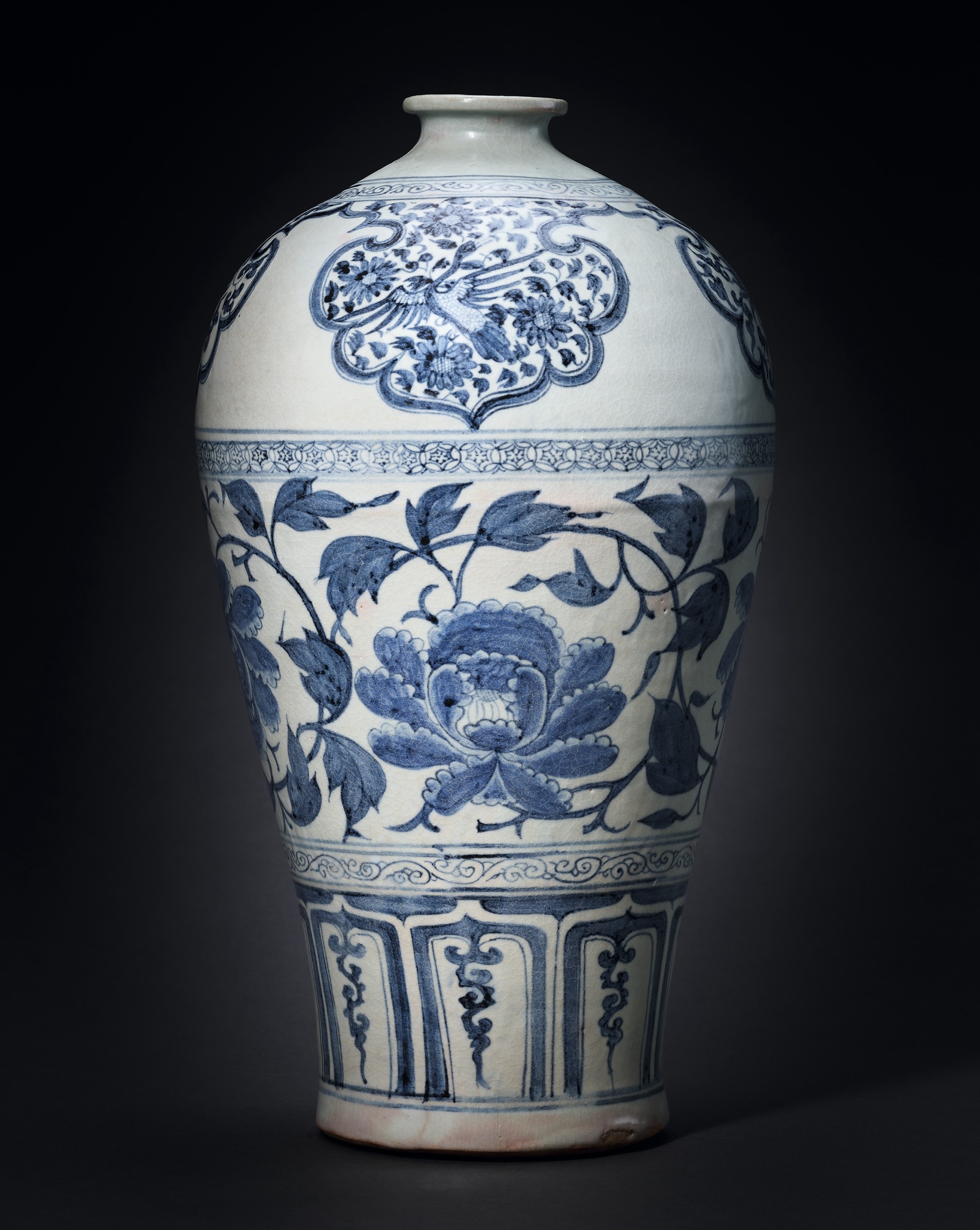 中国 骨董品 元青花 染付 竜紋大壺 古玩 陶芸古美術 中国 骨董品 元