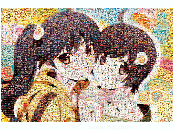 偽物語 モザイクアート ジグソーパズル Amazon.co.jp: エンスカイ