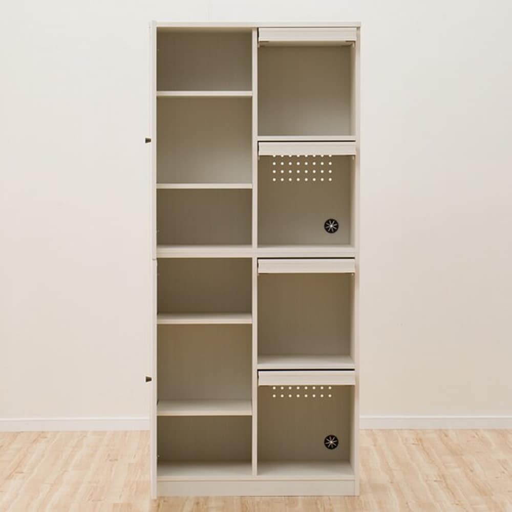 フラップ扉本棚 ビブリオGD80 WW ホワイトウォッシュ　ニトリ 本棚 フラップ式 ビブリオ GD80 ホワイトウォッシュ <N>(5Y)WH