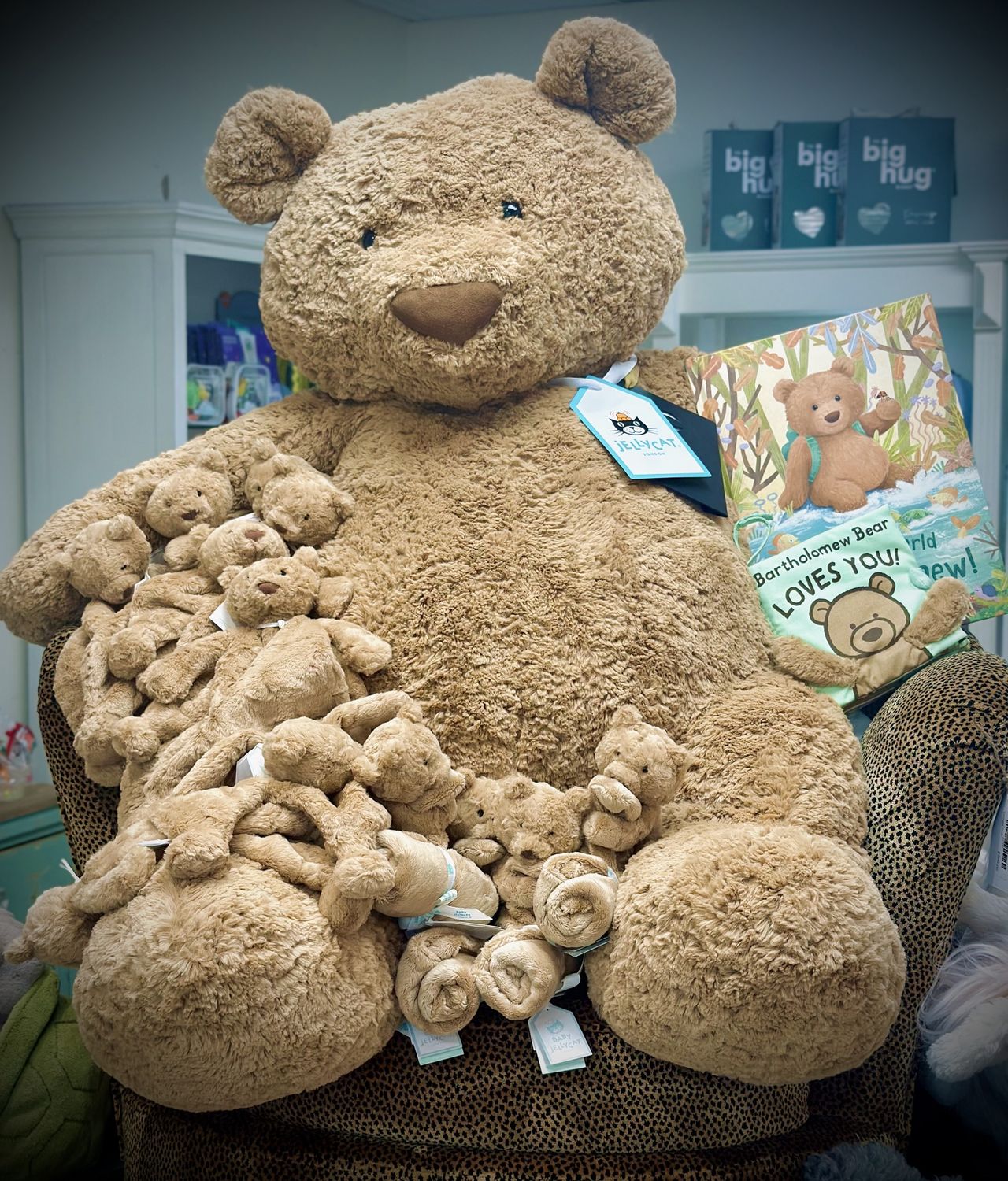 Gigantic Bartholomew Bear絶版96cm Size comparison 🐻🤎 Jellycat