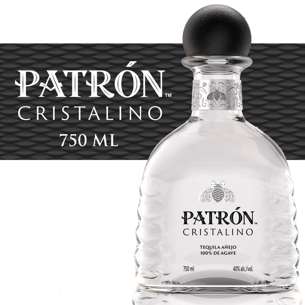 Patrón® Cristalino Añejo Tequila Same-Day Delivery | Binny's