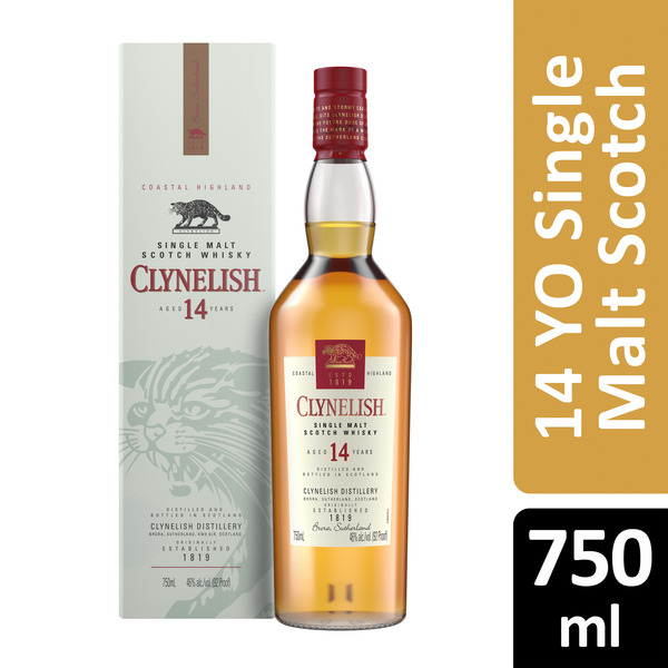 Clynelish 14 Year Old Single Malt Scotch Whisky Same-Day Delivery
