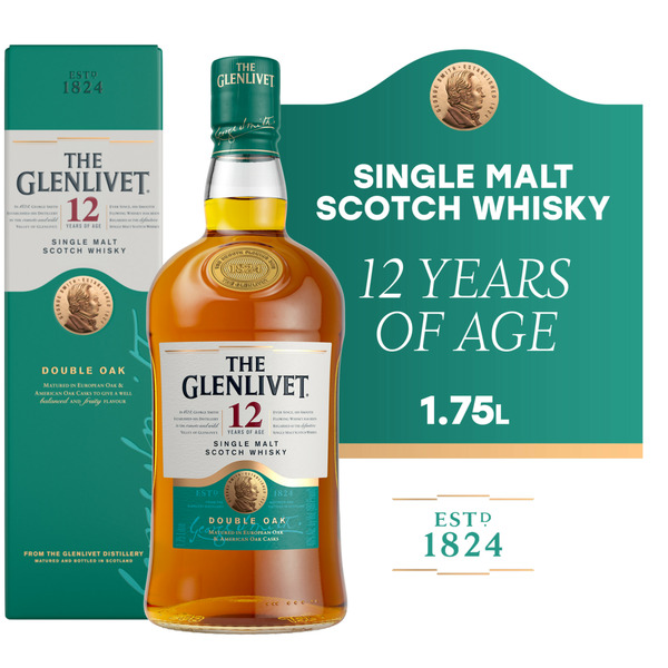 The Glenlivet 12 Year Old Single Malt Scotch Whisky Same-Day