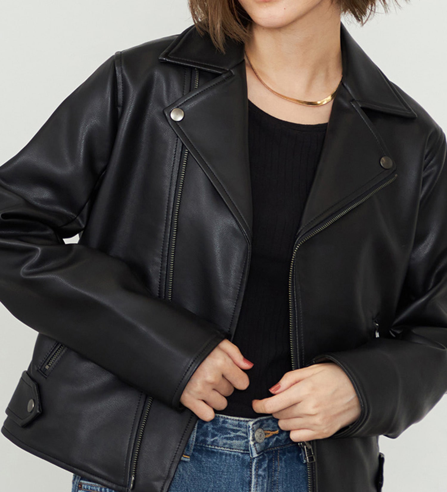 WINTER SALE】【WEB・直営店舗限定】EDWIN LADIES フェイクレザー