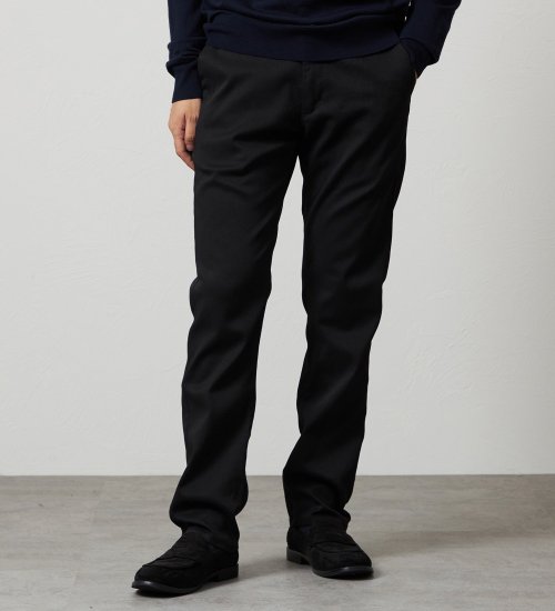 試着対象】ハタラクロ メンズ アジャスター チノパンツ ストレッチ