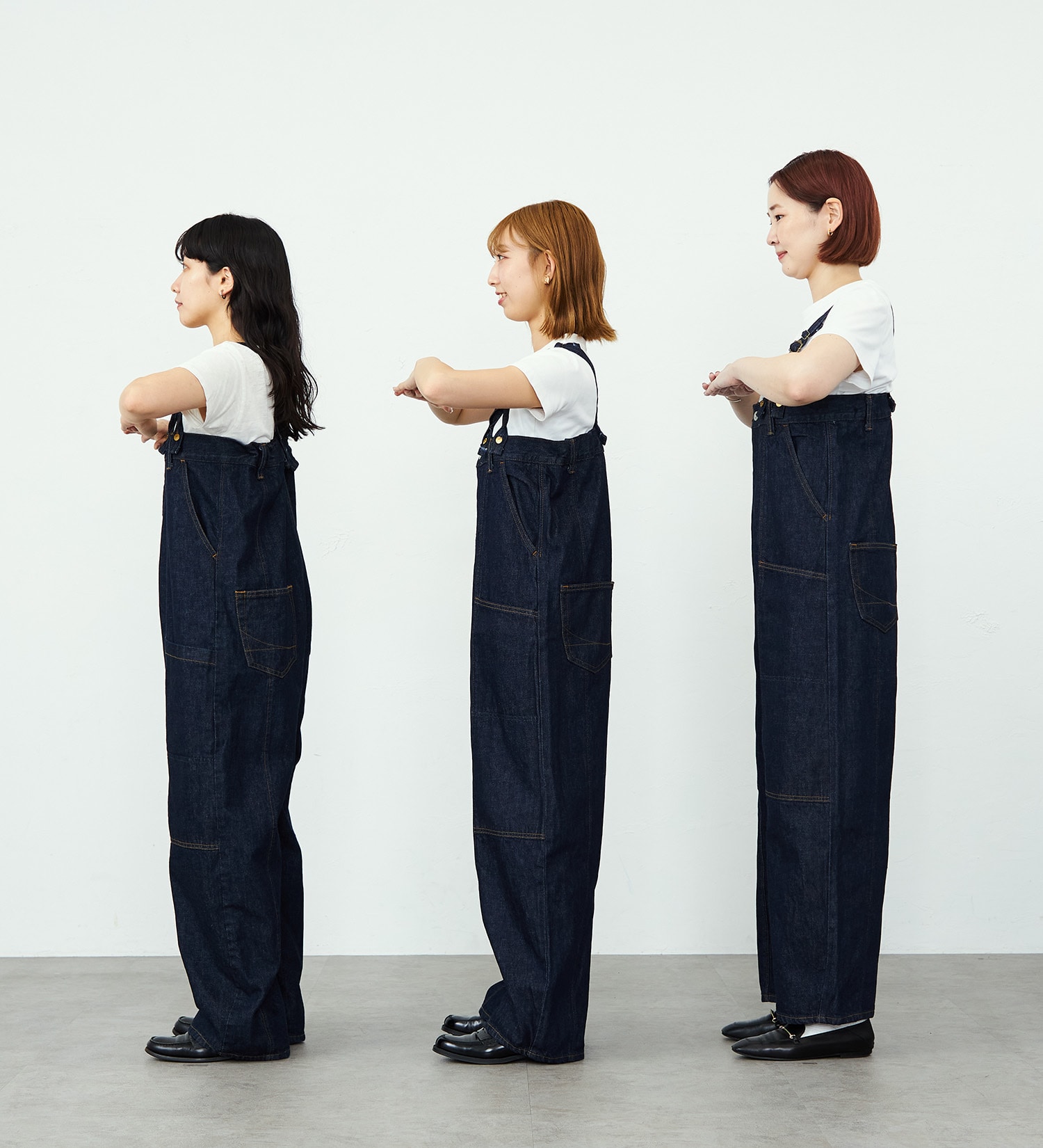 試着対象】【GISELe 10月号掲載】atelier SOMETHING W KNEE SALOPETTE