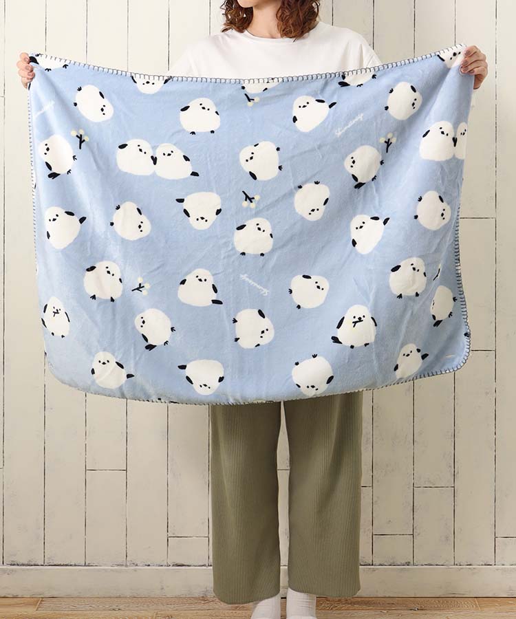 erva ボア•スリングブランケット サイズS ネイビー erva ボア•スリング