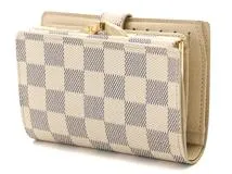 ルイヴィトン 二つ折り財布 ミディアムウォレット がま口 レディース