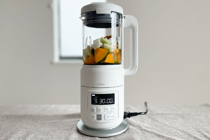 混ぜる、加熱もこれ一台。スープも発酵食もお手軽に完成。sirocaの