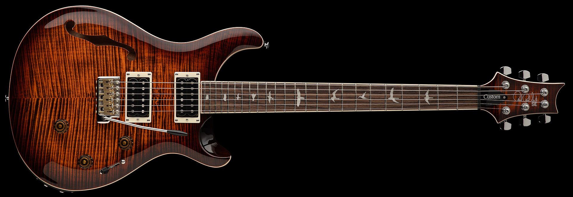 PRS Guitars | SE Custom 24 Semi-Hollow Piezo - 2025