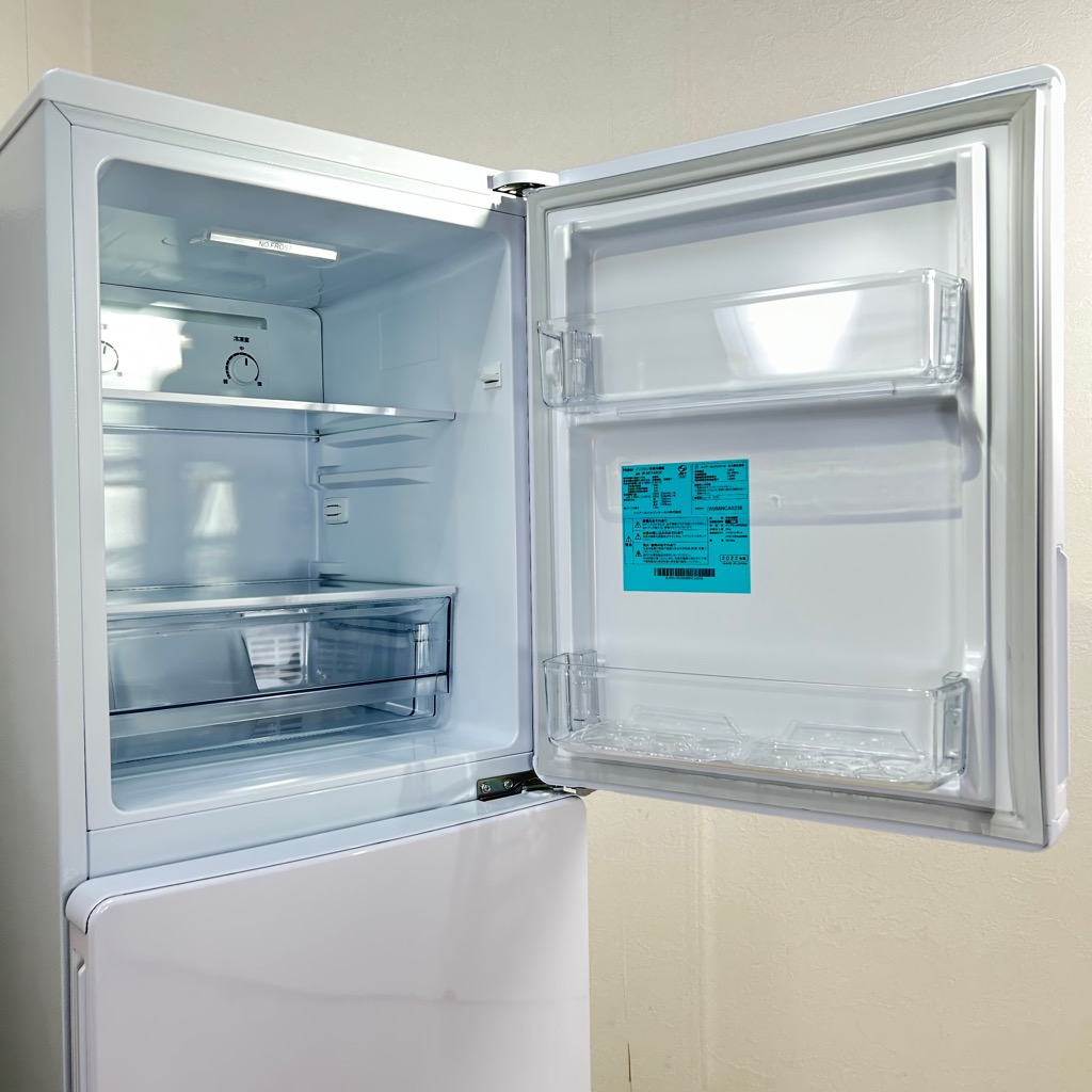 Haier/ﾊｲｱｰﾙ 2ドア 冷蔵庫 JR-XP2NF148F 148L 2022年製