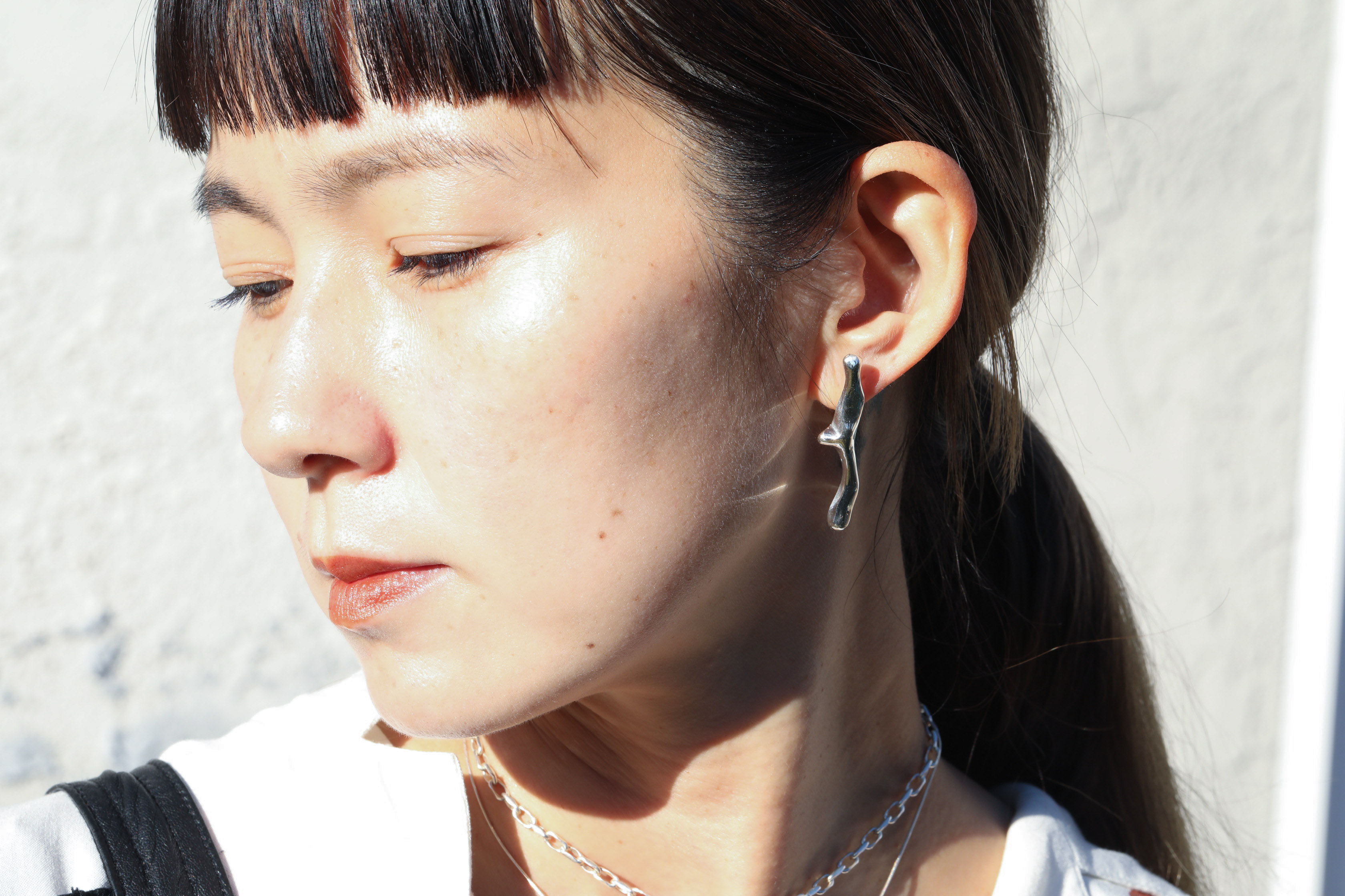 pluie プリュイ ピアス シルバー 箱付き アクセサリー 両耳 pluie