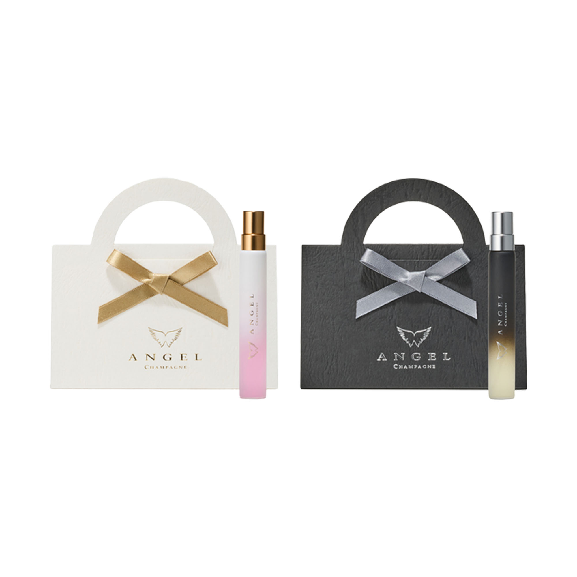 ANGEL CHAMPAGNE NV Brut Rose White Holiday Edition Green - ANGEL