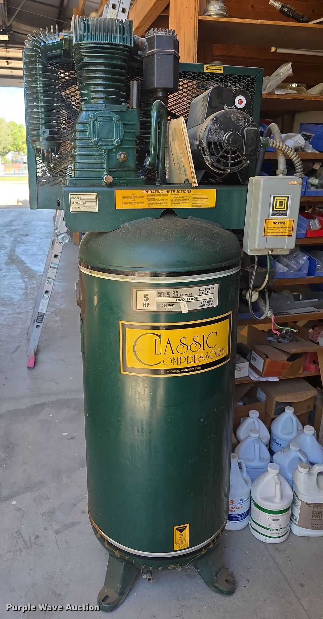 1998 Classic C5160228V2 air compressor in Clay Center, KS | Item