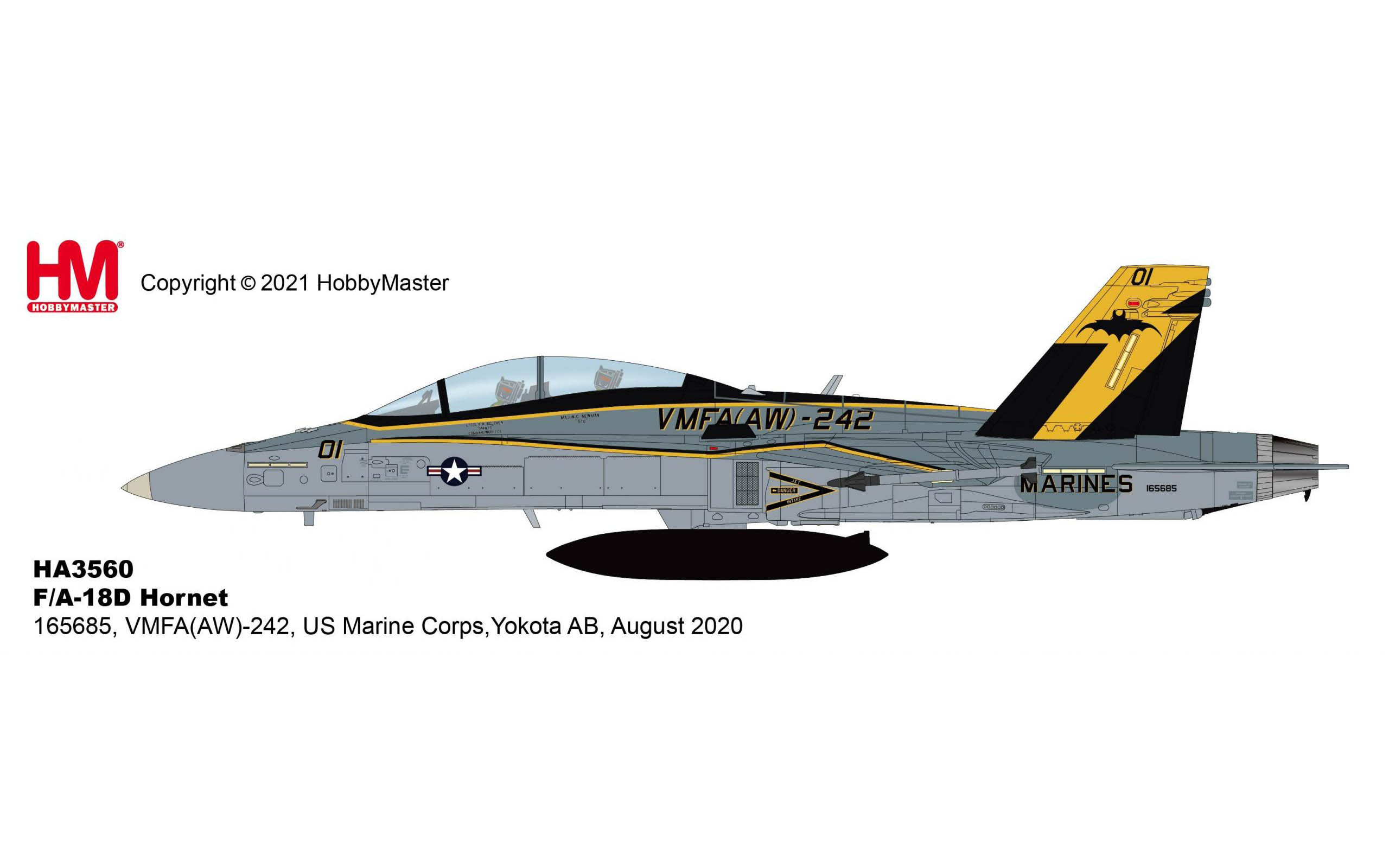 F/A-18D Hornet, VMFA(AW)-242, US Marine Corps, Yokota AB - Hobby