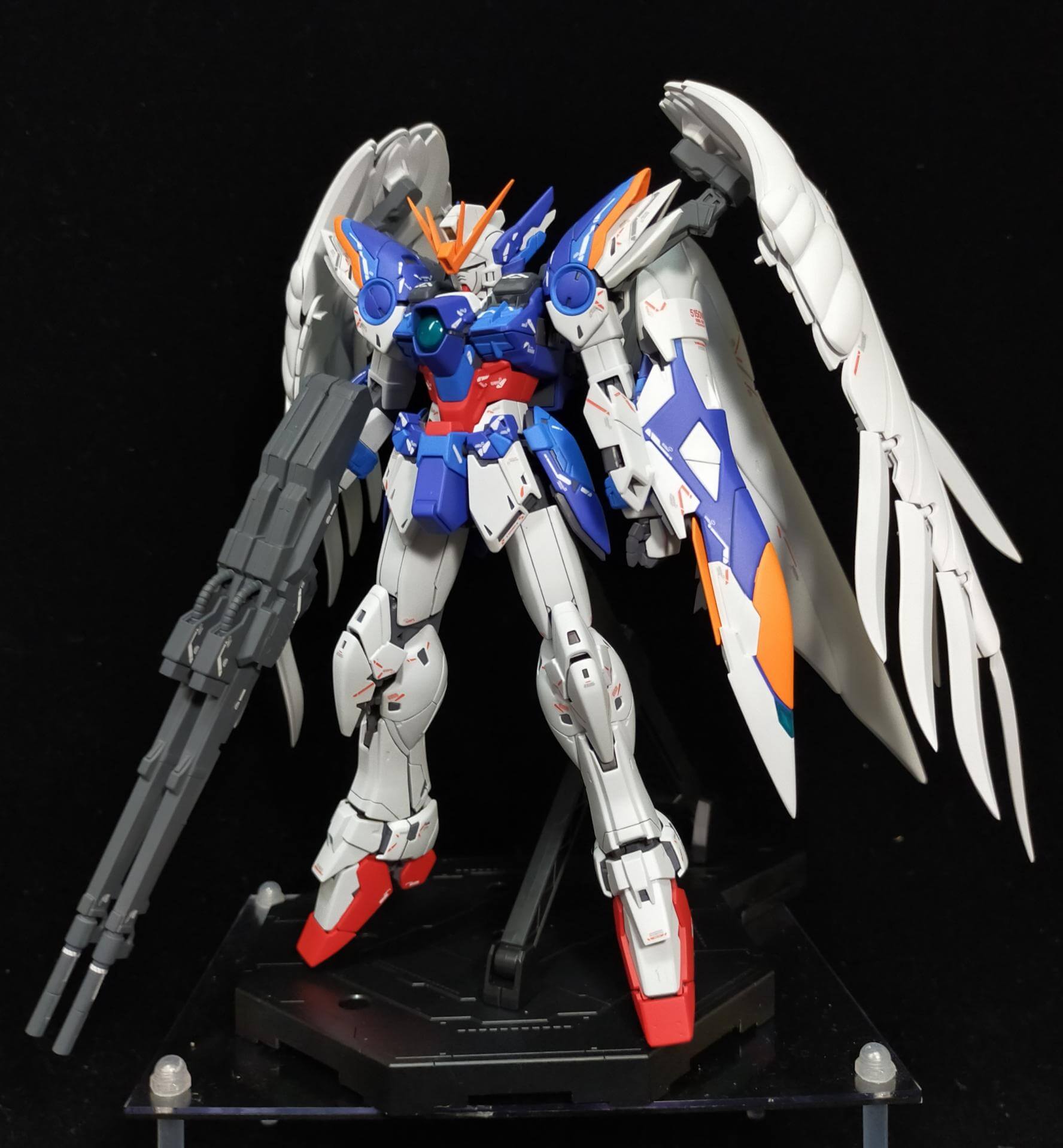 全塗装+合金フレーム改造MG 1/100 ウイングガンダムゼロEW Ver.Ka